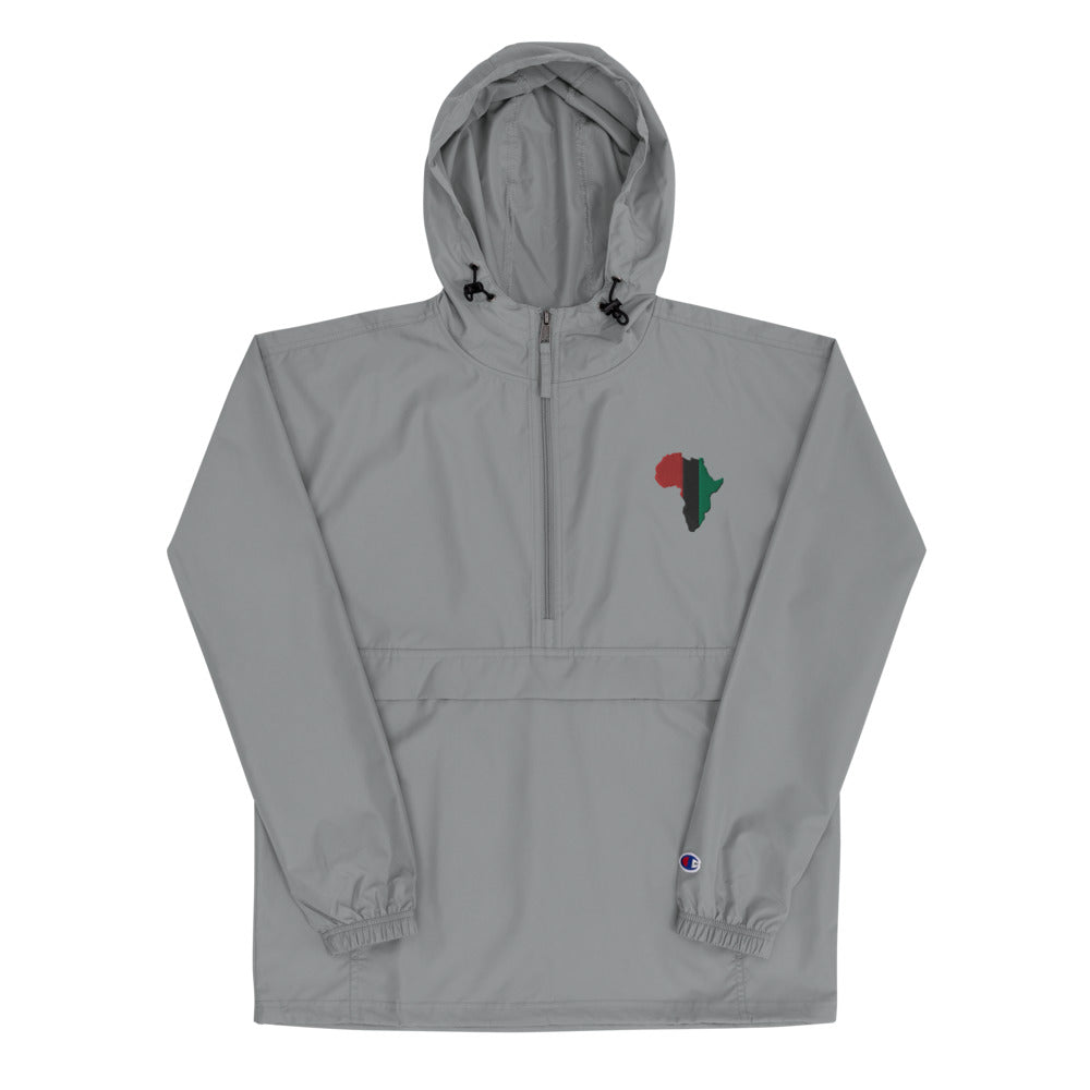 Embroidered Africa Champion Packable Jacket